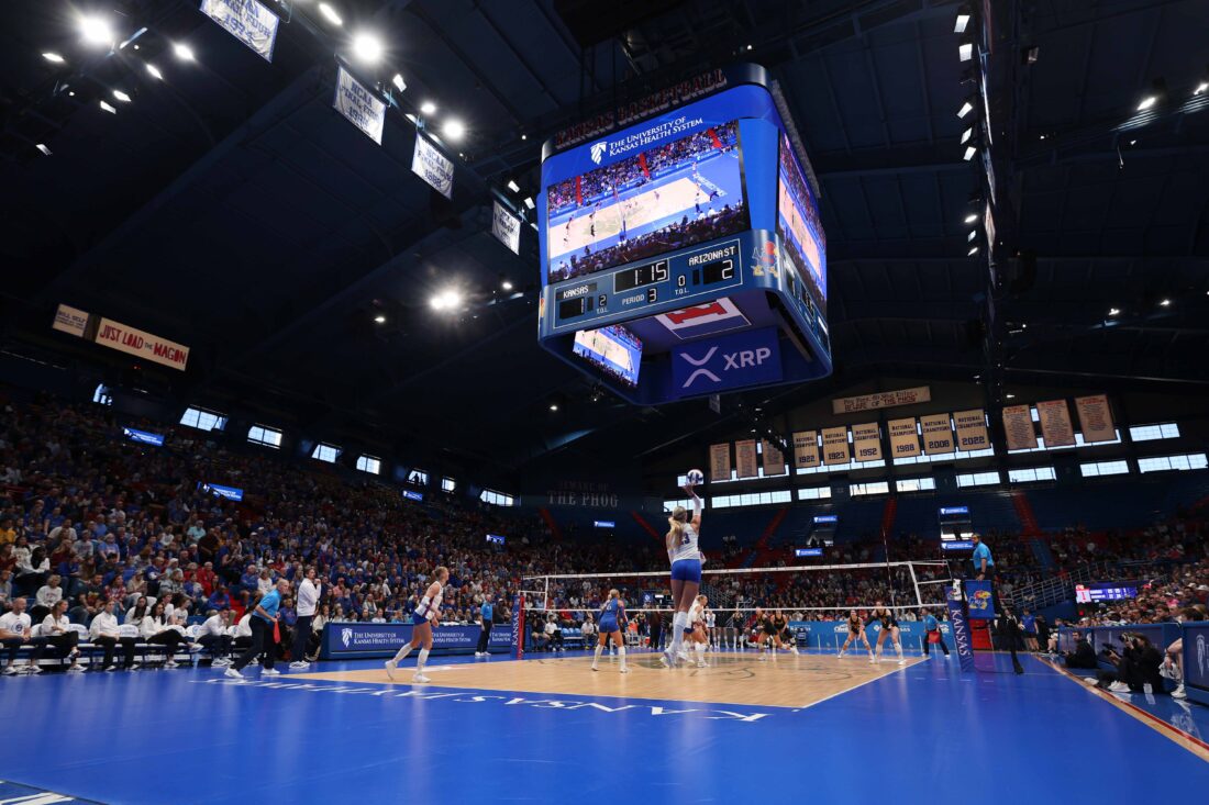 Photo Gallery: KU volleyball loses 5-set match to No. 8 Arizona State at Allen Fieldhouse